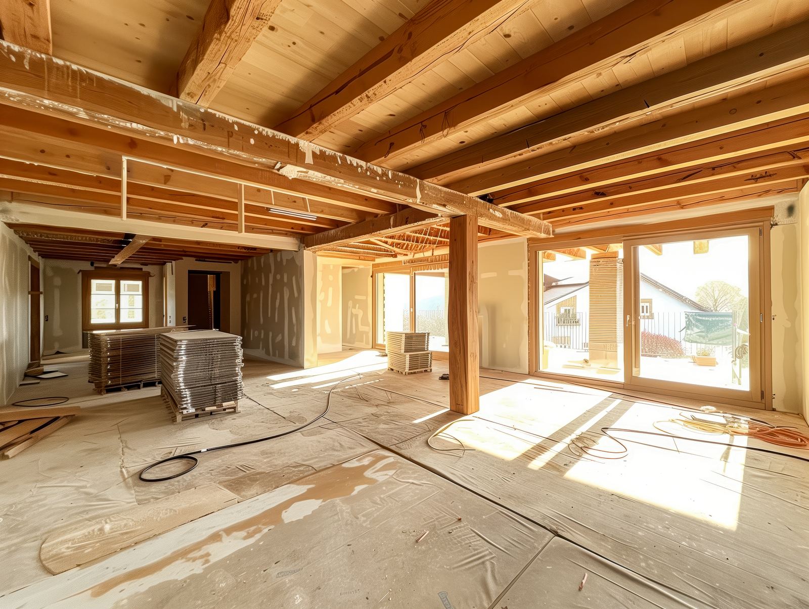 Sagging & Uneven Floor Repair by a licensed flooring professional